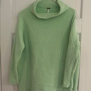 Free People Green Ottoman Sweater